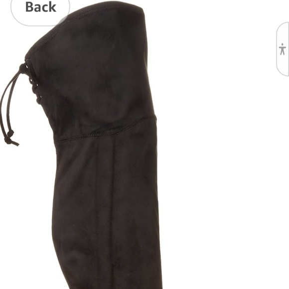 NEW in Box Nine West Ceeya9X92 Women's Over-The-Knee Boots Sz 7 Lace-up Back - Picture 5 of 12